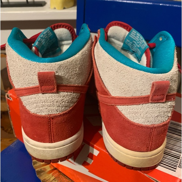 Men’s worn once Nike Dunk SB High “Dr. Seuss” sz 7.5, no OG box .no extra lace - Picture 5 of 10